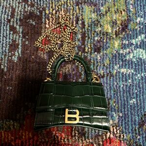 Authentic Balenciaga Mini Hourglasss Top Handle Bag